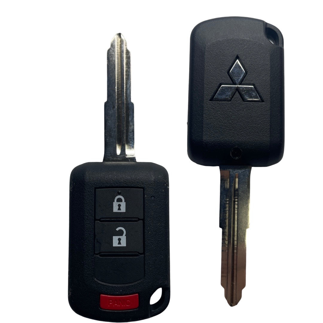 2018-2024 Mitsubishi Eclipse Cross / 3-Button Remote Head Key / PN: 6370C135 / OUCJ166N (OEM REFURBISHED)