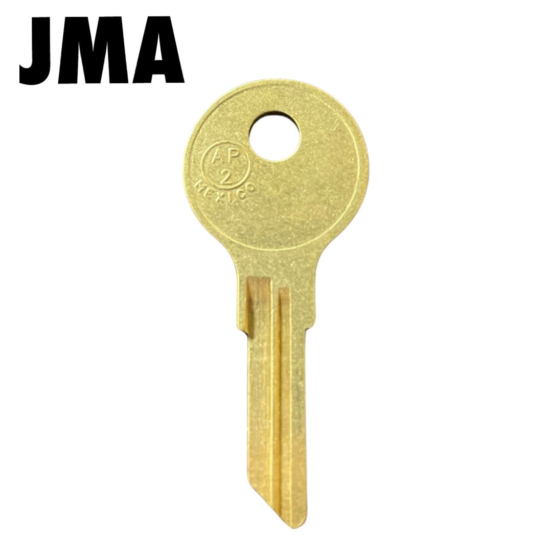 AP2 / K102 / 102AM Chicago 6-Wafer Cabinet Key