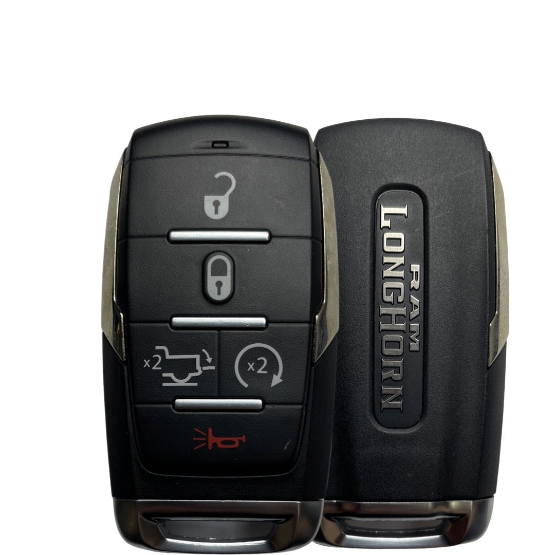 2019-2023 Dodge Ram 1500 Longhorn / 5-Button Smart Key / PN: 5932356AF / OHT-4882056 (OEM Refurb)