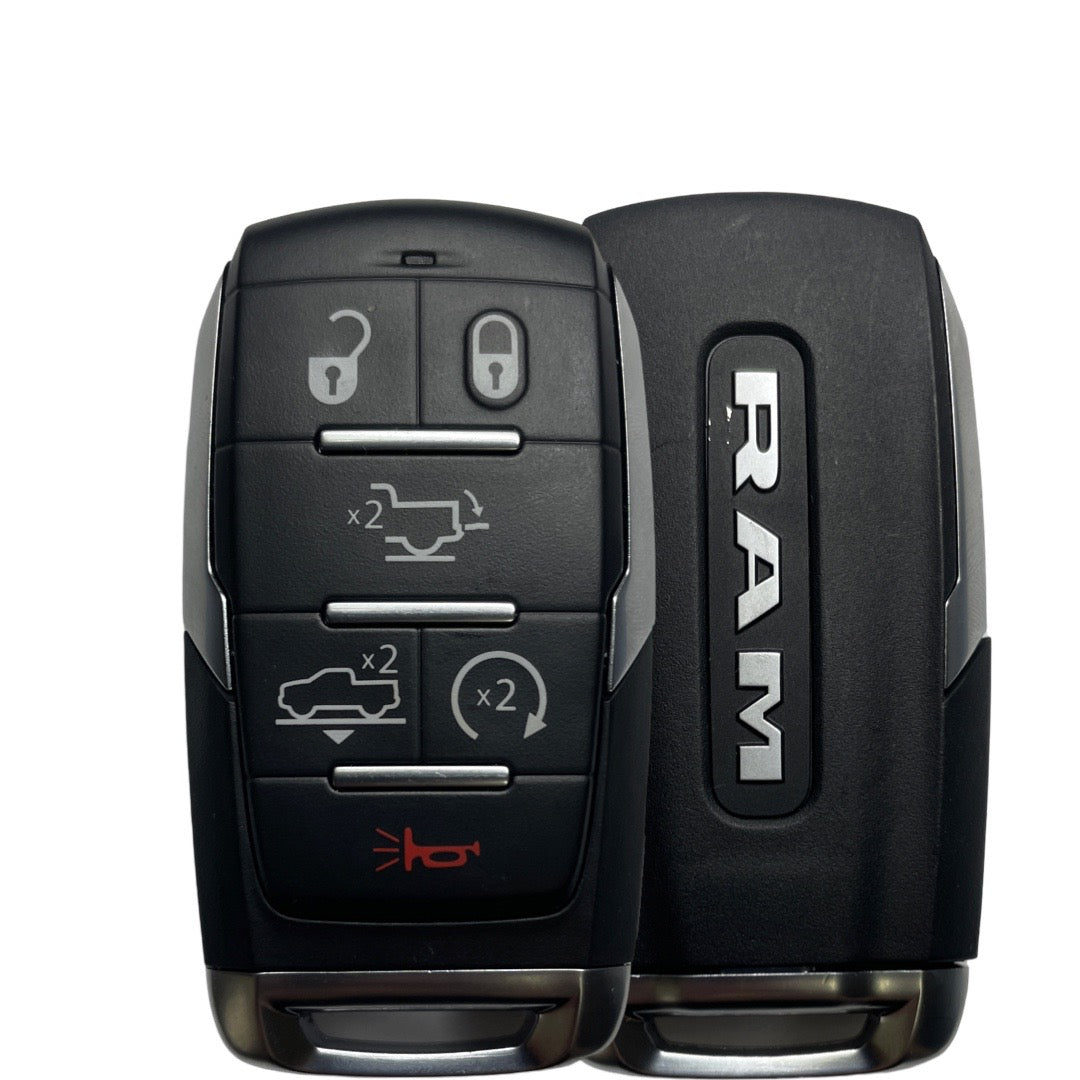 2019-2023 Ram 1500 Pickup / 6-Button Smart Key / PN: 68442917AB / OHT-4882056 (OEM Refurb)