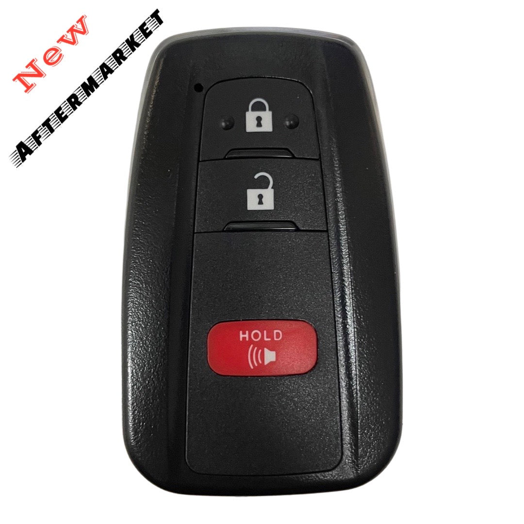 2019-2023 Toyota Corolla / 3-Button Smart Key / HYQ14FBN (Aftermarket)