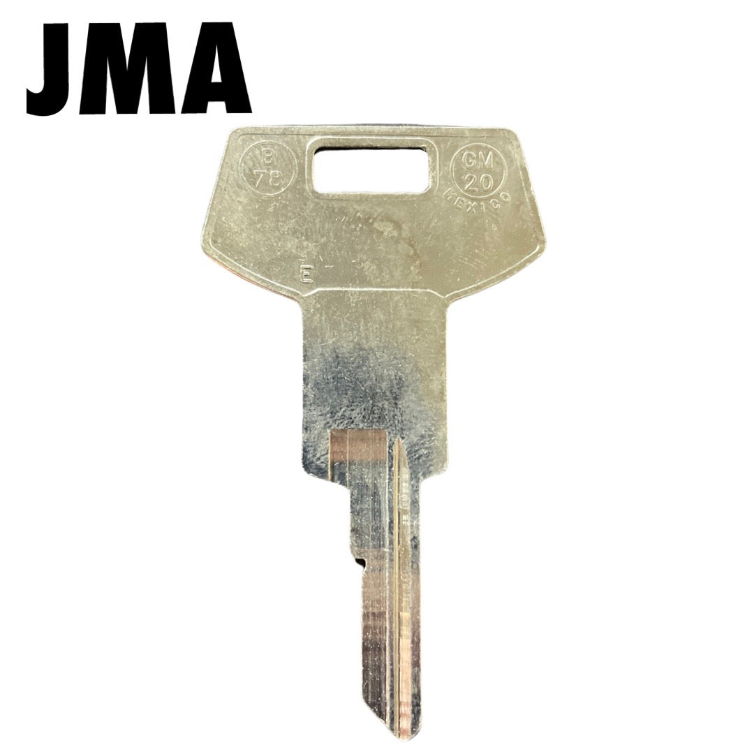 JMA GM Single Sided 6 Cut Key Blank GM-20 B78