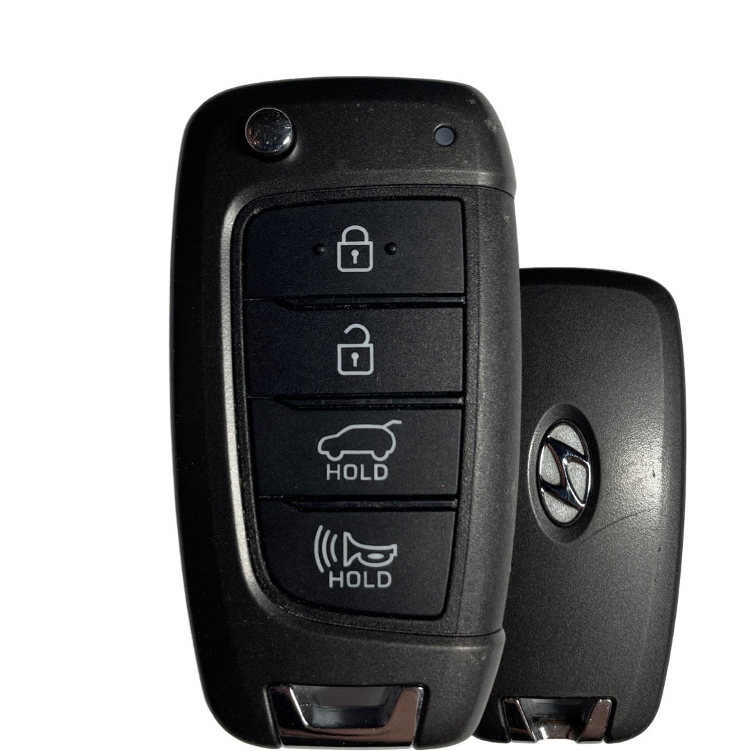 2018-2021 Hyundai Kona / 4-Button Flip Key / PN: 95430 J9500 / OSLOKA-450T (OS) (OEM Refurb)