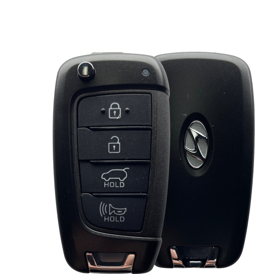 2018-2021 Hyundai Kona / 4-Button Flip Key / PN: 95430 J9500 / OSLOKA-450T (OS) (OEM NEW)