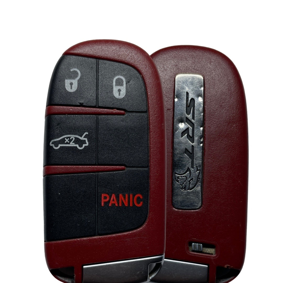 2015-2018 Dodge Challenger Hellcat SRT / 4-Button Smart Key / PN: 68234960AB / M3N-40821302 (OEM REFURBISHED)