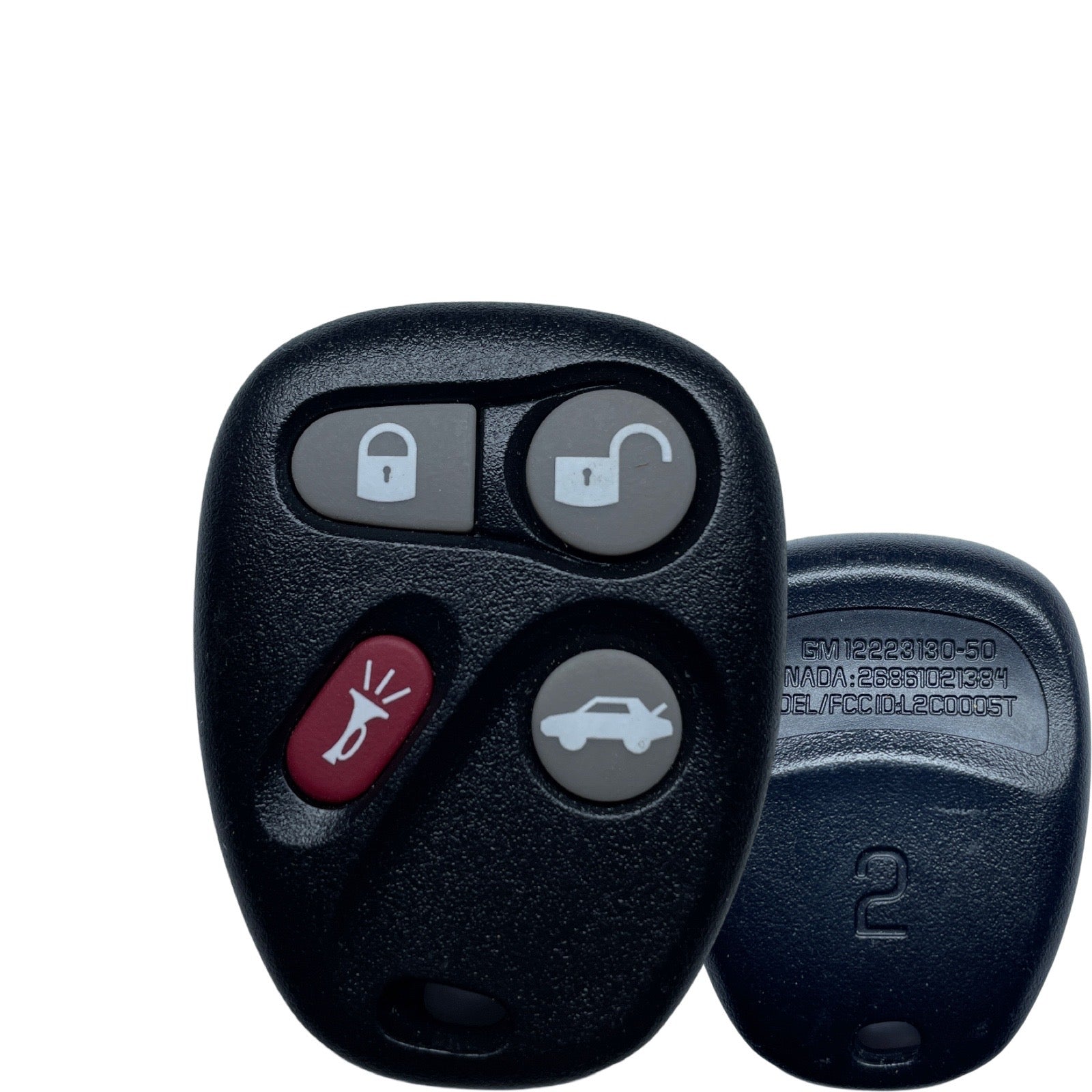 2000-2005 GM / 4-Button Keyless Entry Remote / PN: 12223130-50 / L2C0005T (DRIVER2) (OEM Refurb)