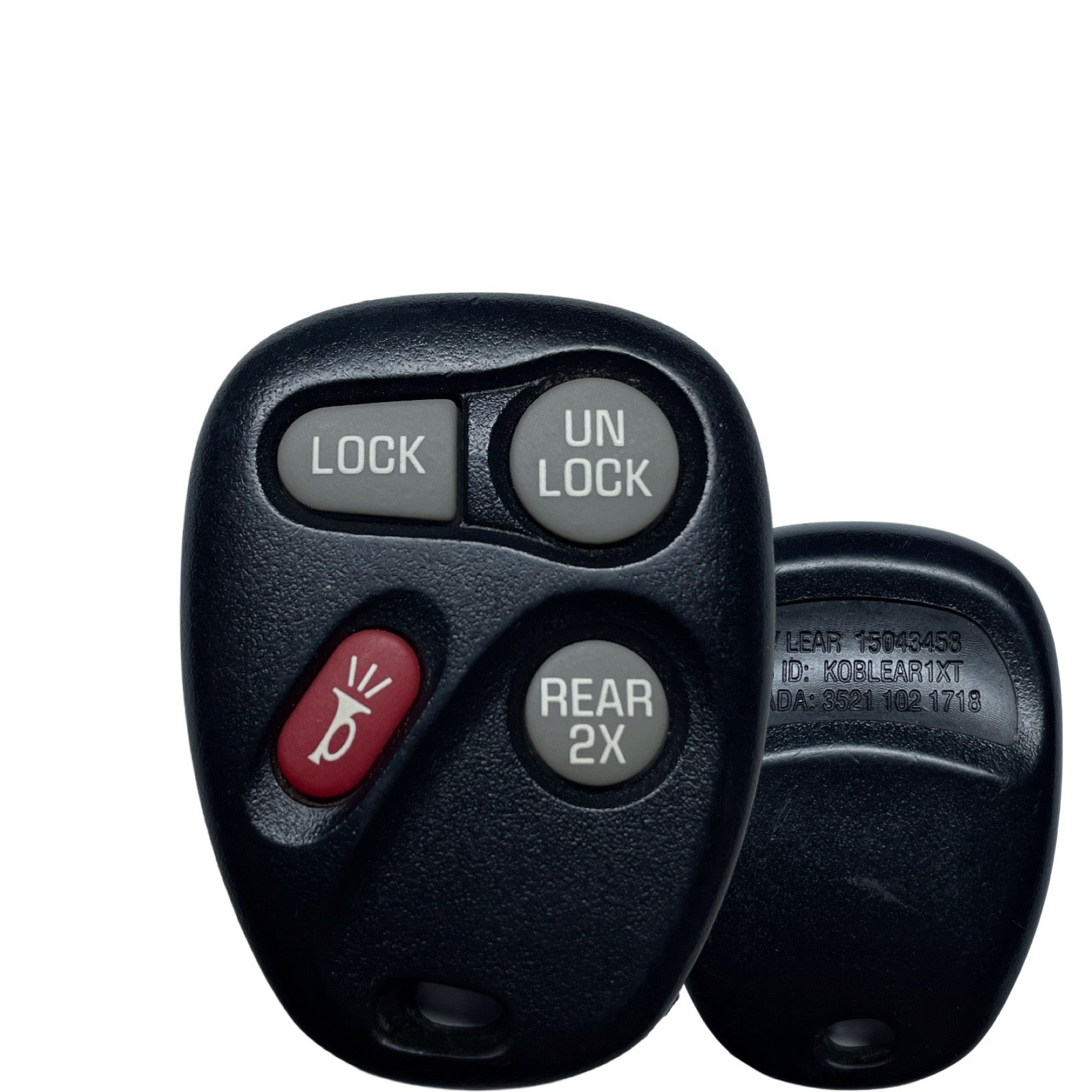 1999-2005 GM / 4-Button Keyless Entry Remote / PN: 15043458 / KOBLEAR1XT (OEM REFURBISHED)
