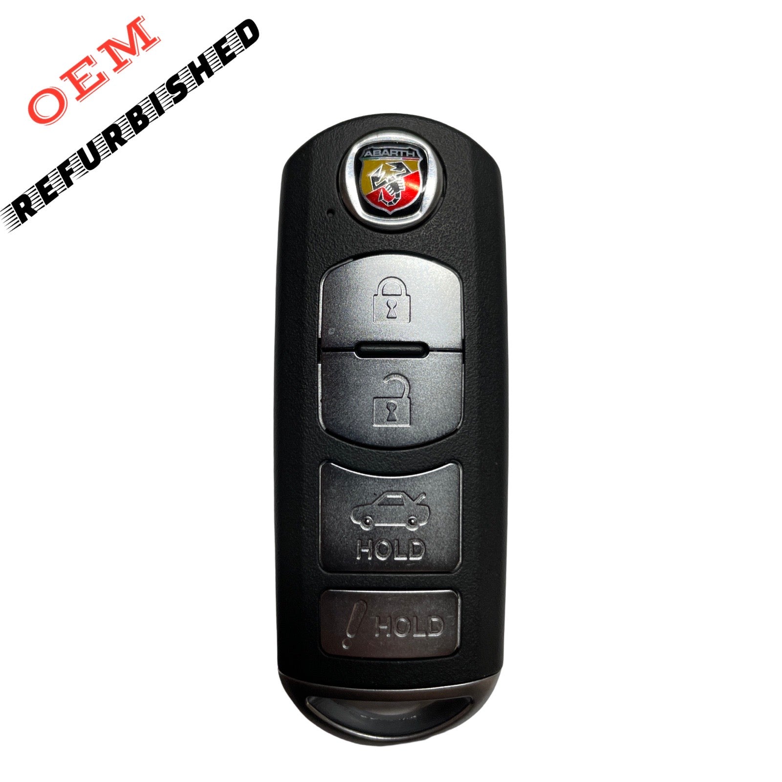 2017-2019 Fiat Abarth 124 Spider Smart Key 4 Buttons FCC:WAZSKE13D02 (OEM REFURBISHED)