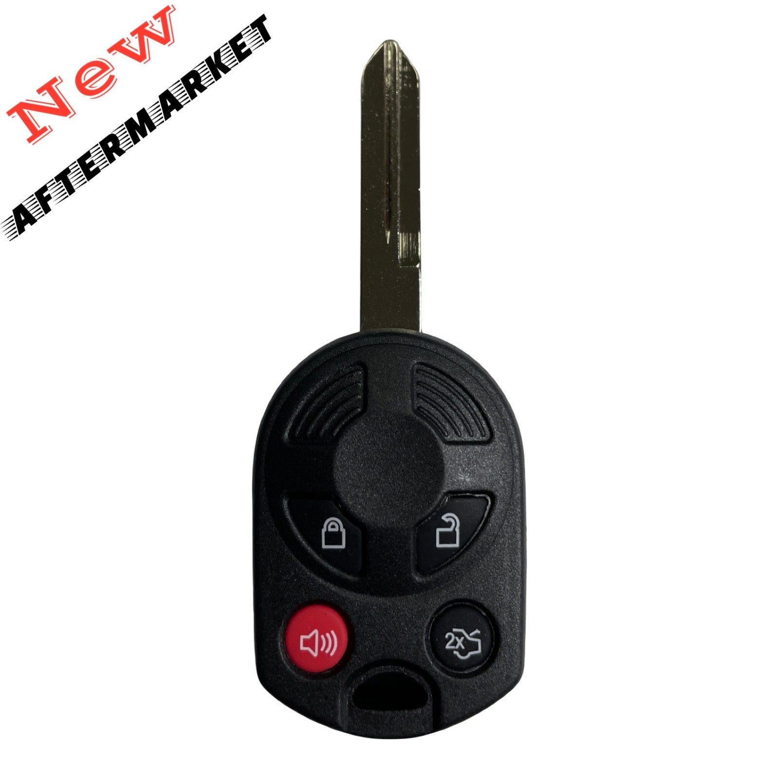 2006-2012 Ford / Mercury / Lincoln / 4-Button Remote Head Key / PN: 164-R7040 / OUCD6000022 / H75 / Chip 80 Bit (AFTERMARKET)