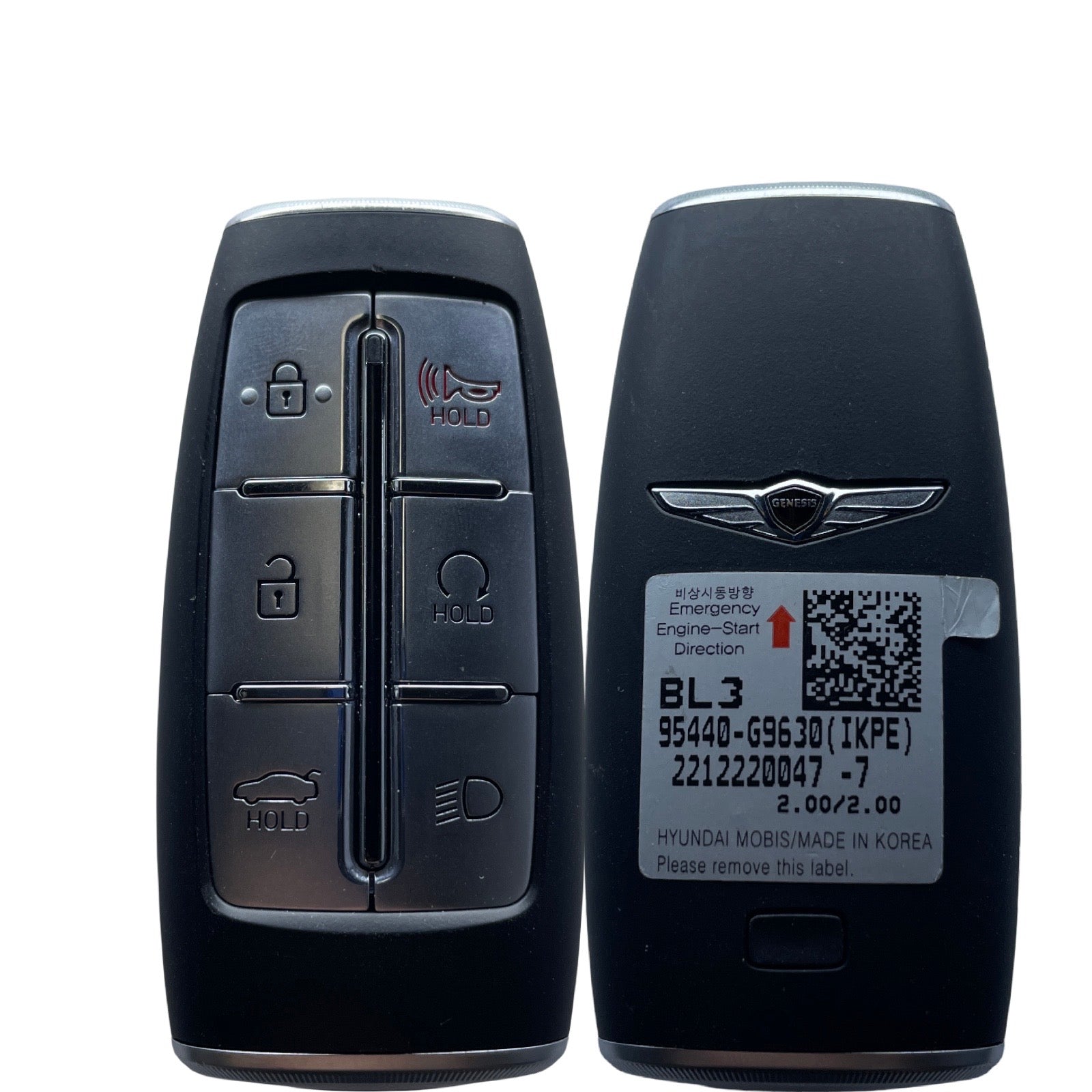 2021-2023 Genesis G70 / 6-Button Smart Key / PN: 95440-G9630 / TQ8-FOB-4F36 / OEM Refurbished