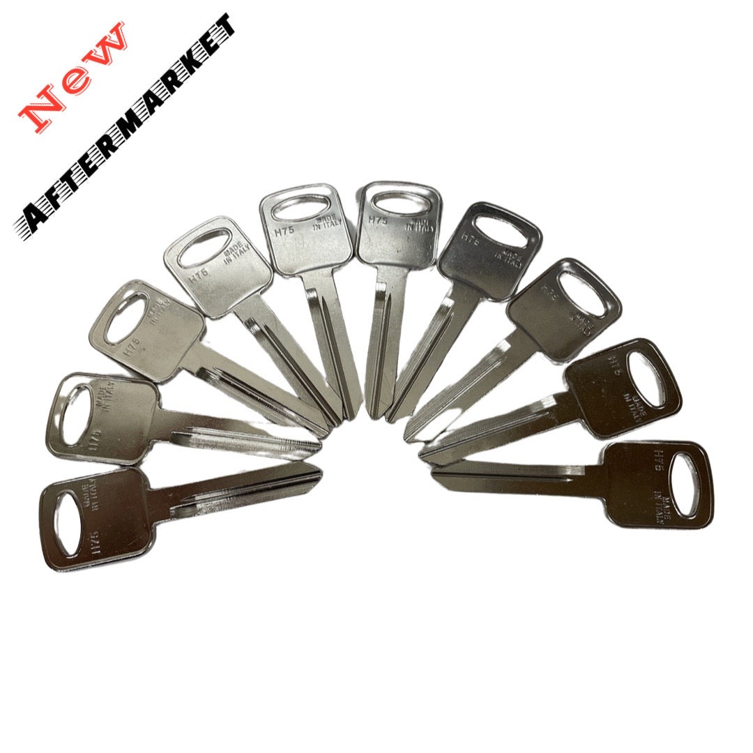 H75 - 1196FD - Ford - Metal Key Blank 10 PACK