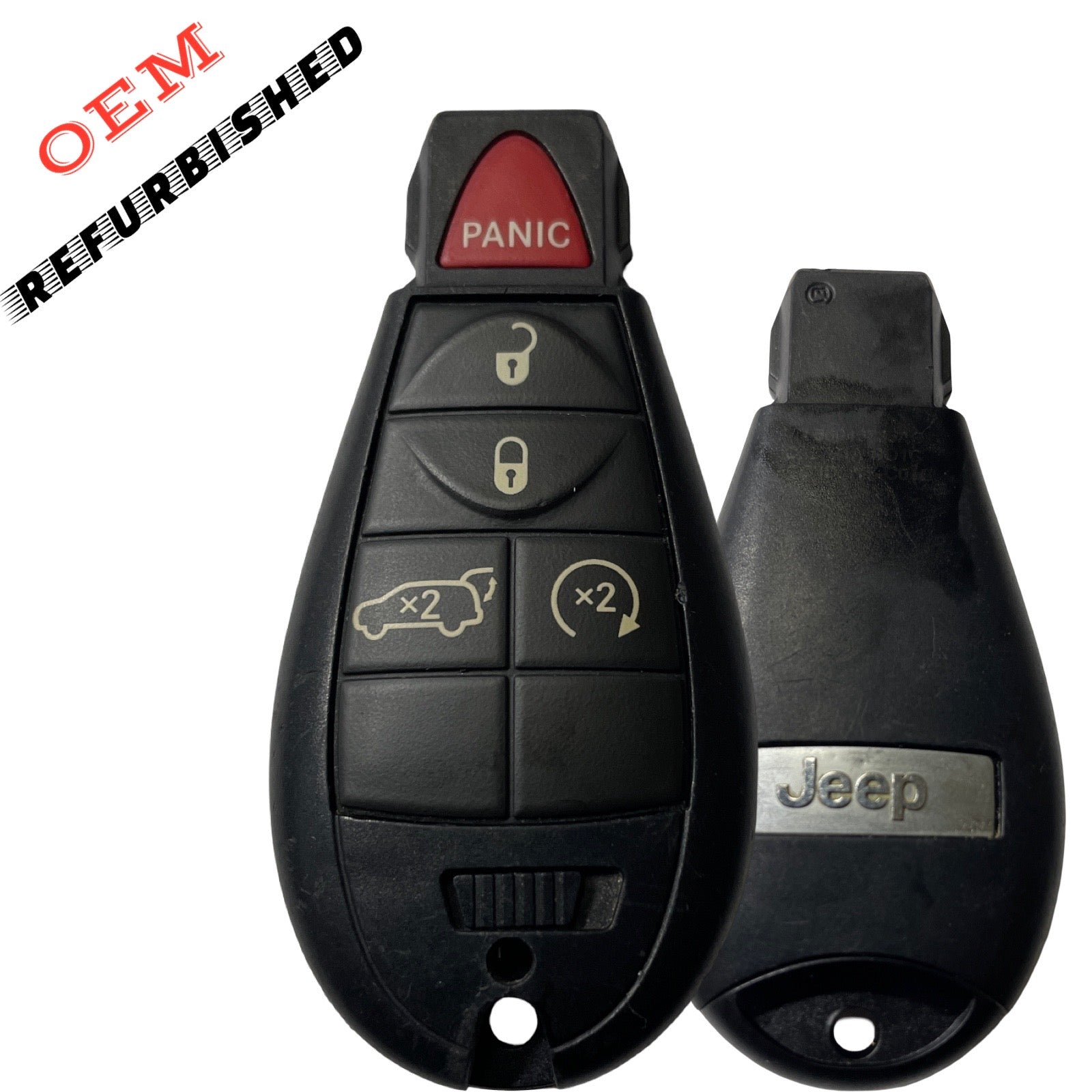 2009-2013 Jeep Grand Cherokee / 5-Button Fobik Key / PN: 56046735AG / IYZ-C01C / Keyless Go Fobik (OEM Refurb)