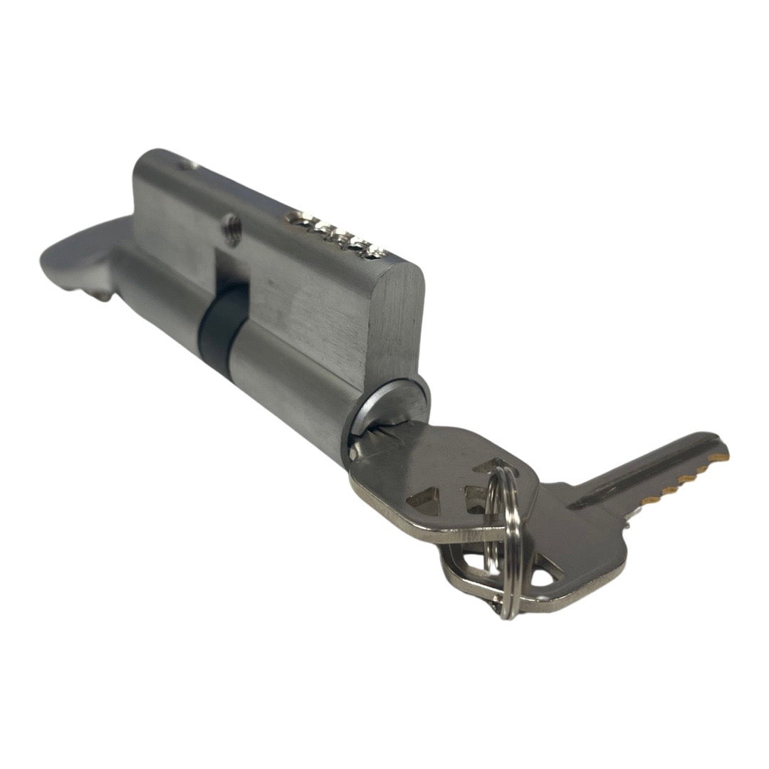 Profile Cylinder – Single Sided – Thumb Turn – 26D – Satin Chrome - (KW1) (2-3/4" 70mm)