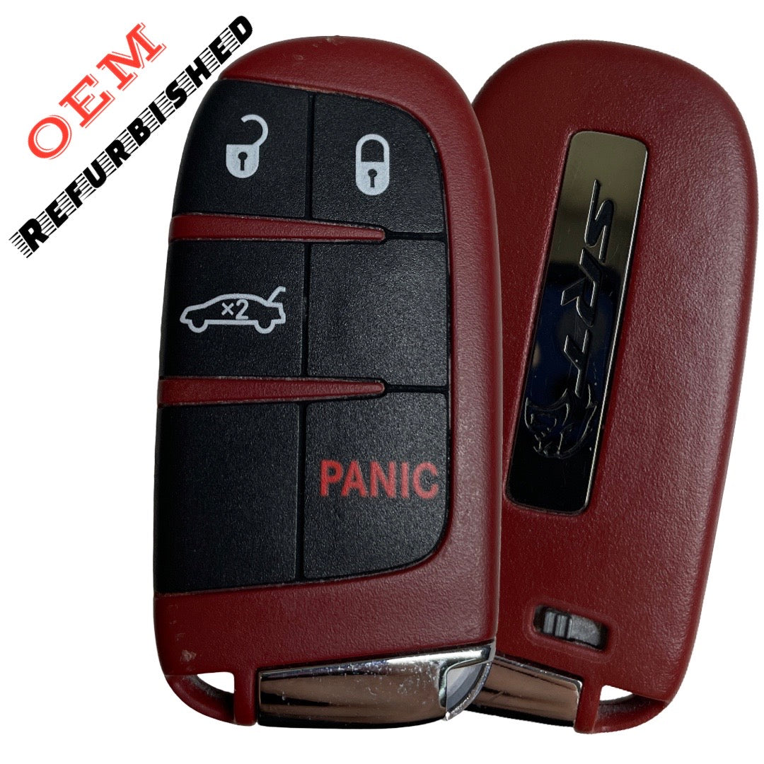 2019-2024 Dodge Challenger SRT / 4-Button Smart Key / Full Power / PN: 68394204AA / M3M-40021302 (OEM Refurb)
