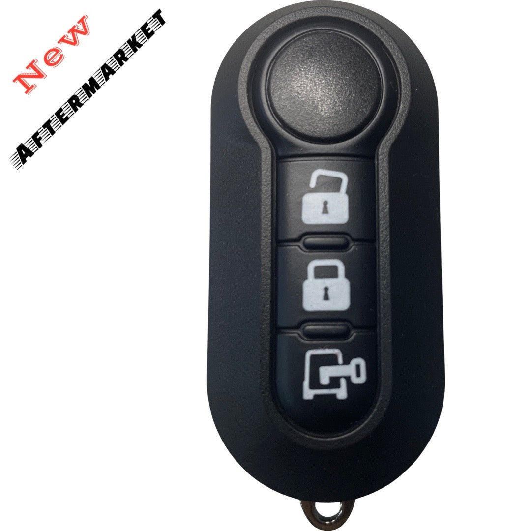 2012-2018 DODGE RAM PROMASTER CITY / 3-BUTTON FLIP KEY / LTQF12AM433TX / DELPHI BCM (AFTERMARKET)