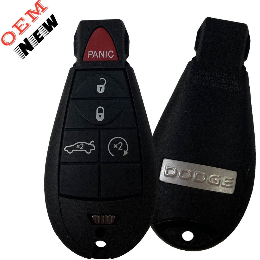 2012-2016 Dodge Dart / 5-Button Fobik Smart Key / PN: 56046773AA / M3N32297100 (OEM NEW)