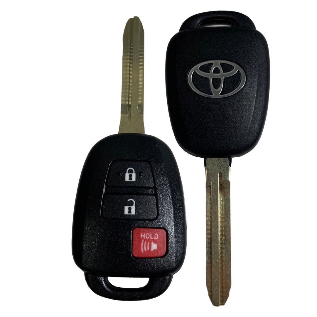 2013-2019 Toyota / 3-Button Remote Head Key / PN: 89070-42D30 / HYQ12BDM (H Chip) (OEM Refurb)