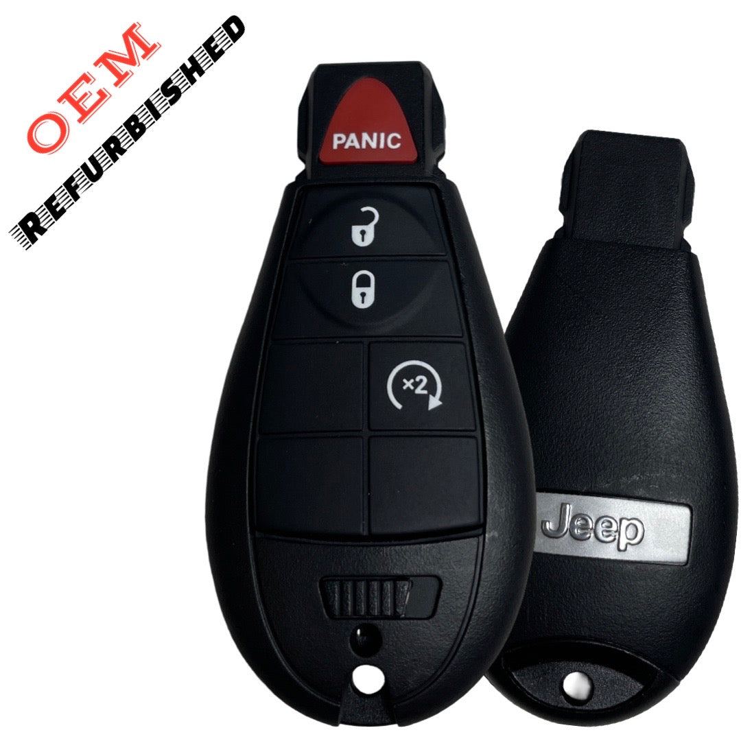 2014-2020 Jeep Cherokee / 4-Button Fobik / GQ4-53T (OEM REFURBISHED)
