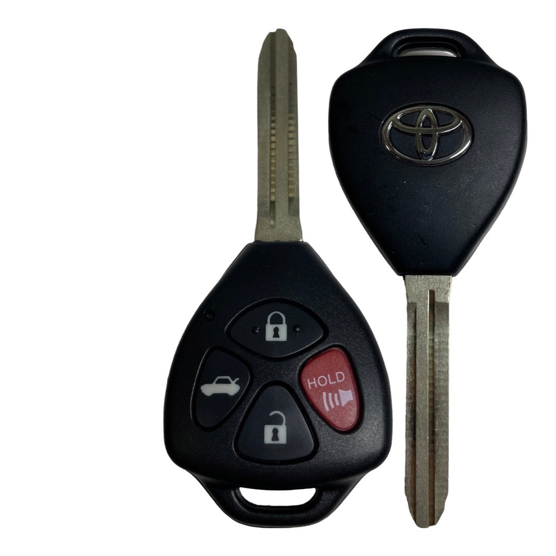 2008-2014 Toyota / 4-Button Remote Head Key / G CHIP GQ4-29T (OEM REFURBISHED)