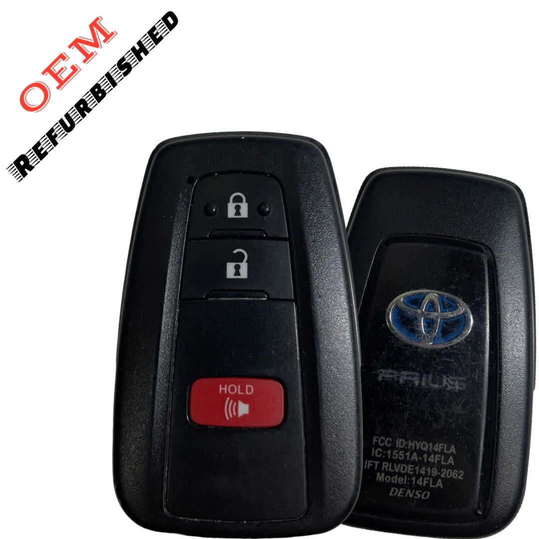 2021-2022 Toyota Prius / 3-Button Smart Key / PN: 89904-47710 / HYQ14FLA (OEM Refurbished)