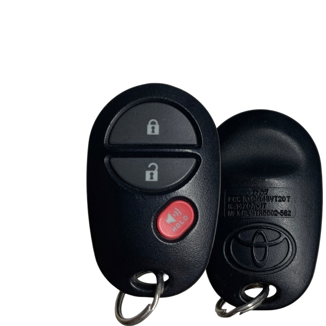 2004-2017 Toyota / 3-Button Keyless Entry Remote / PN: 89742-AE011 / GQ43VT20T (OEM Refurb)
