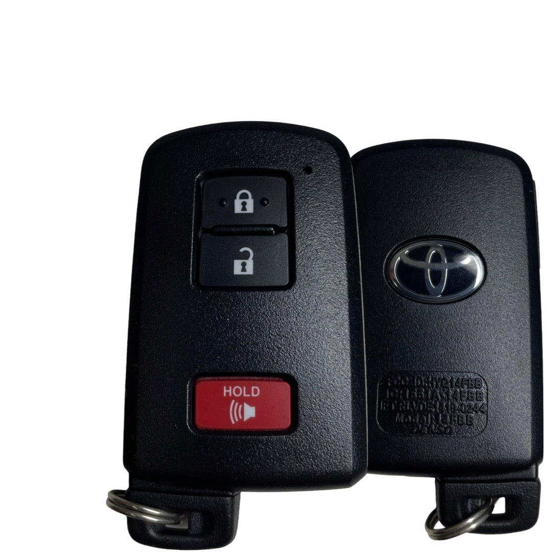 2015-2023 Toyota 4Runner Tundra Tacoma / 3-Button Smart Key / PN: 89904-35060 / HYQ14FBB-0010 (OEM Refurb)