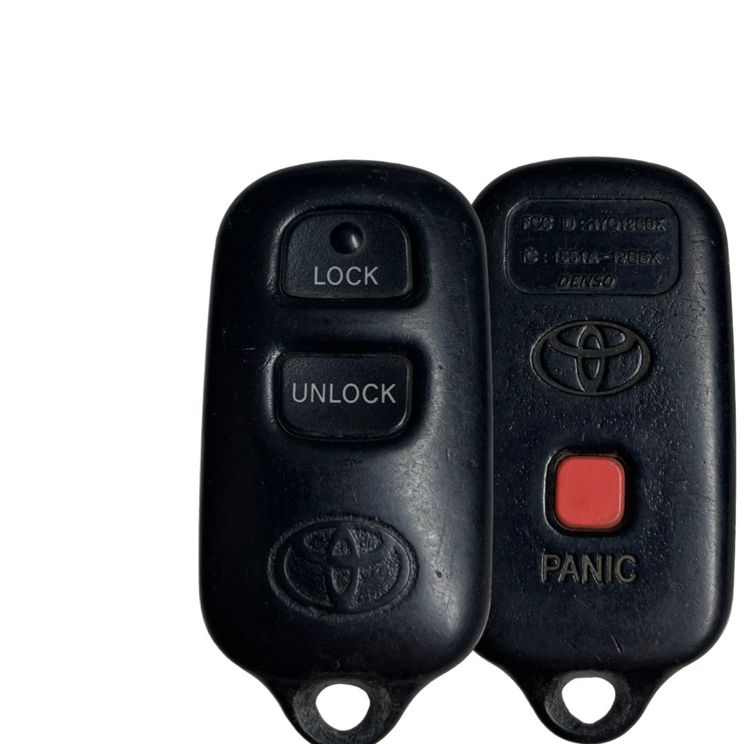1999-2008 Toyota / 3-Button Keyless Entry Remote / PN: 89742-42120 / HYQ12BBX (OEM Refurb)