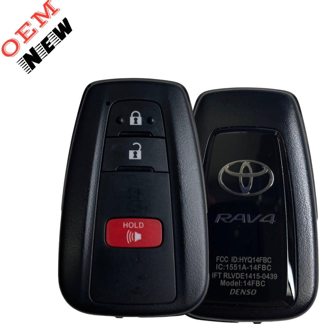 2019-2023 Toyota RAV4 / 3-Button Smart Key / PN: 8990H-0R010 / HYQ14FBC-0351 (OEM NEW)