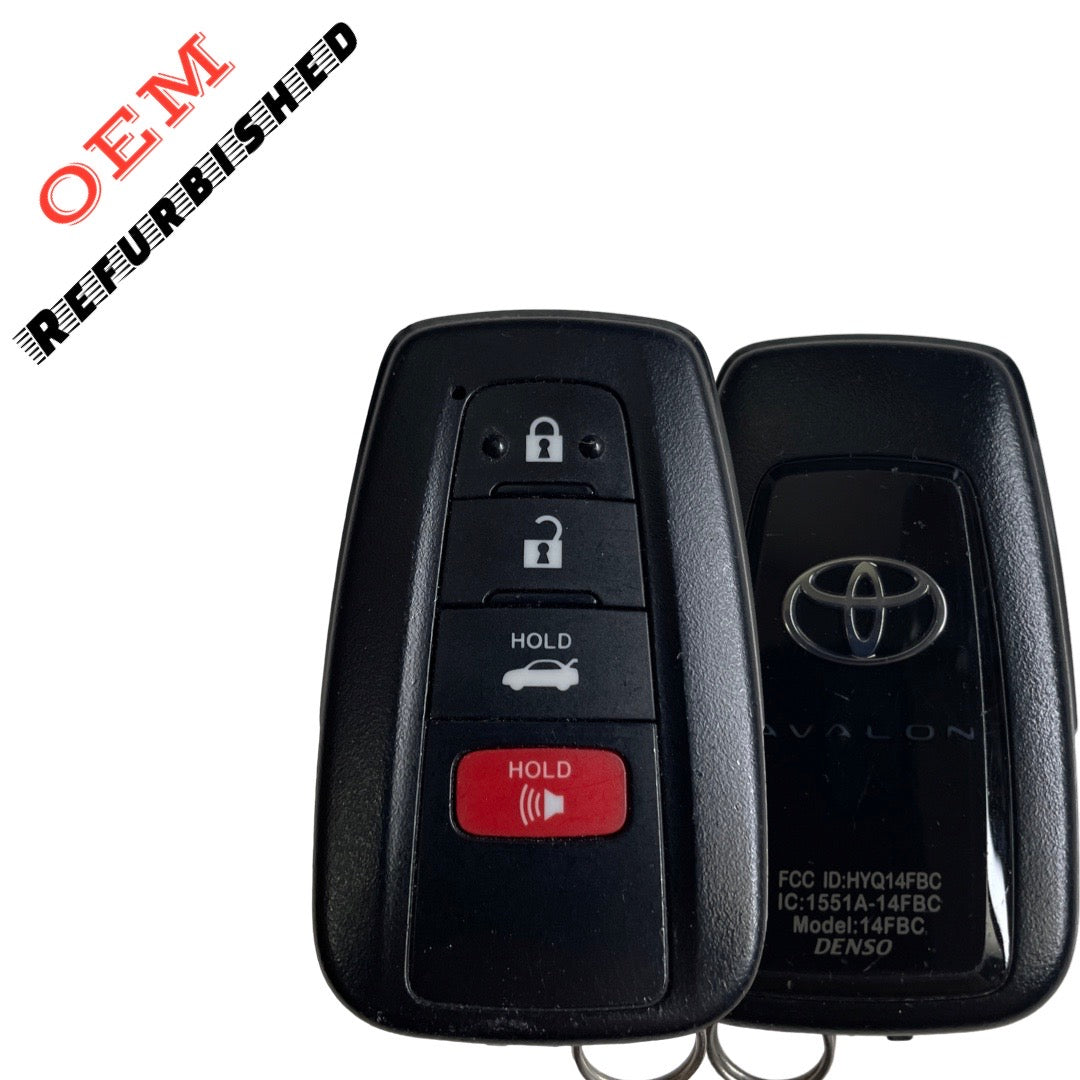 2020-2022 Toyota Avalon / 4-Button Smart Key / PN: 8990H-07070 / HYQ14FBC-0351 (OEM REFURBISHED TANGO ONLY)