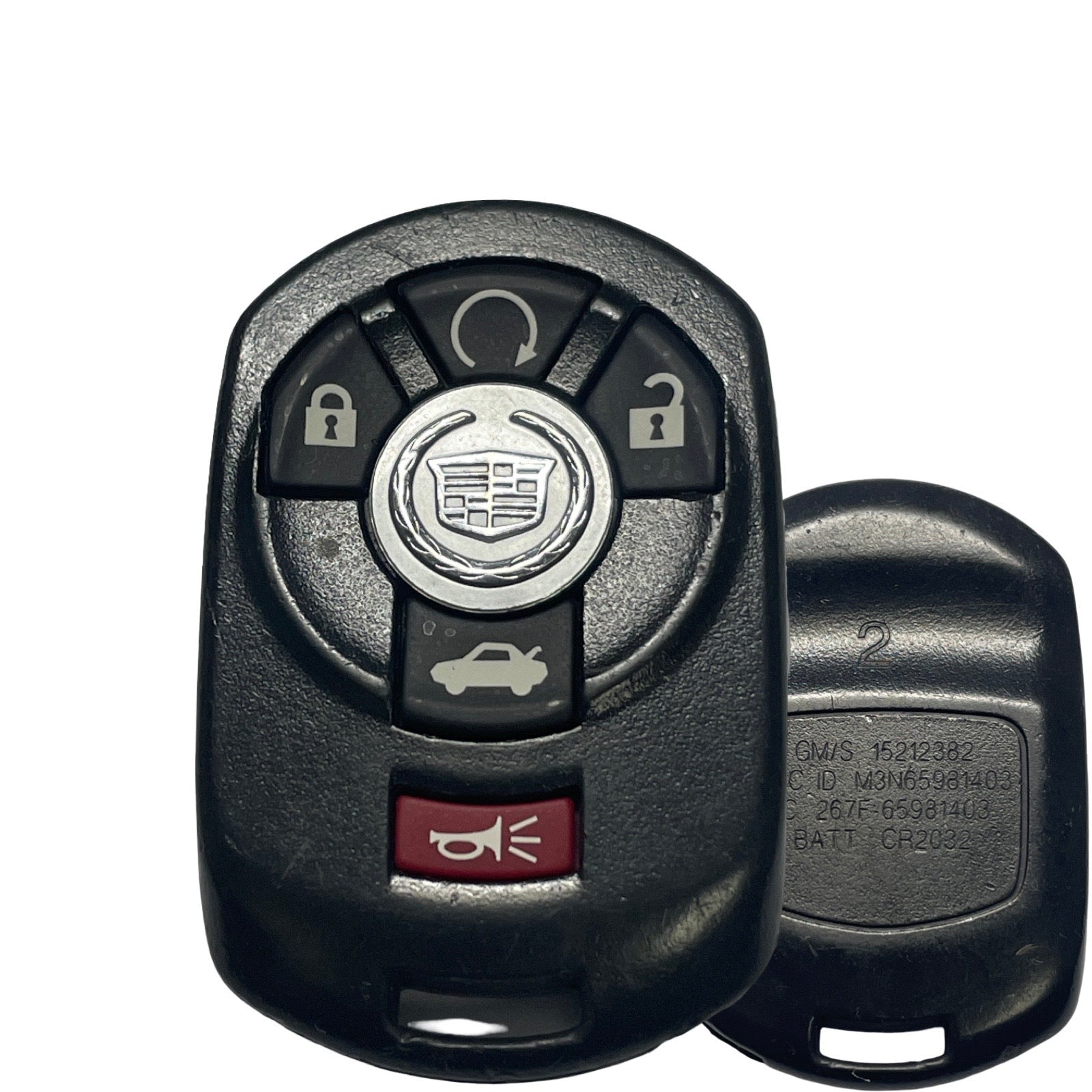 2005-2007 Cadillac STS / 5-Button Keyless Entry Remote / PN: 15212382 / M3N65981403 / MEMORY 2 / (OEM REFURBISHED)