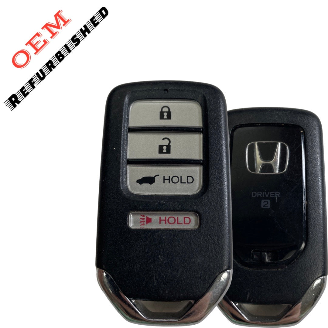 2015-2016 Honda CR-V / 4-Button Smart Key / PN: 72147-T0A-A21 / ACJ932HK1210A (Driver 2) (OEM Refurb)