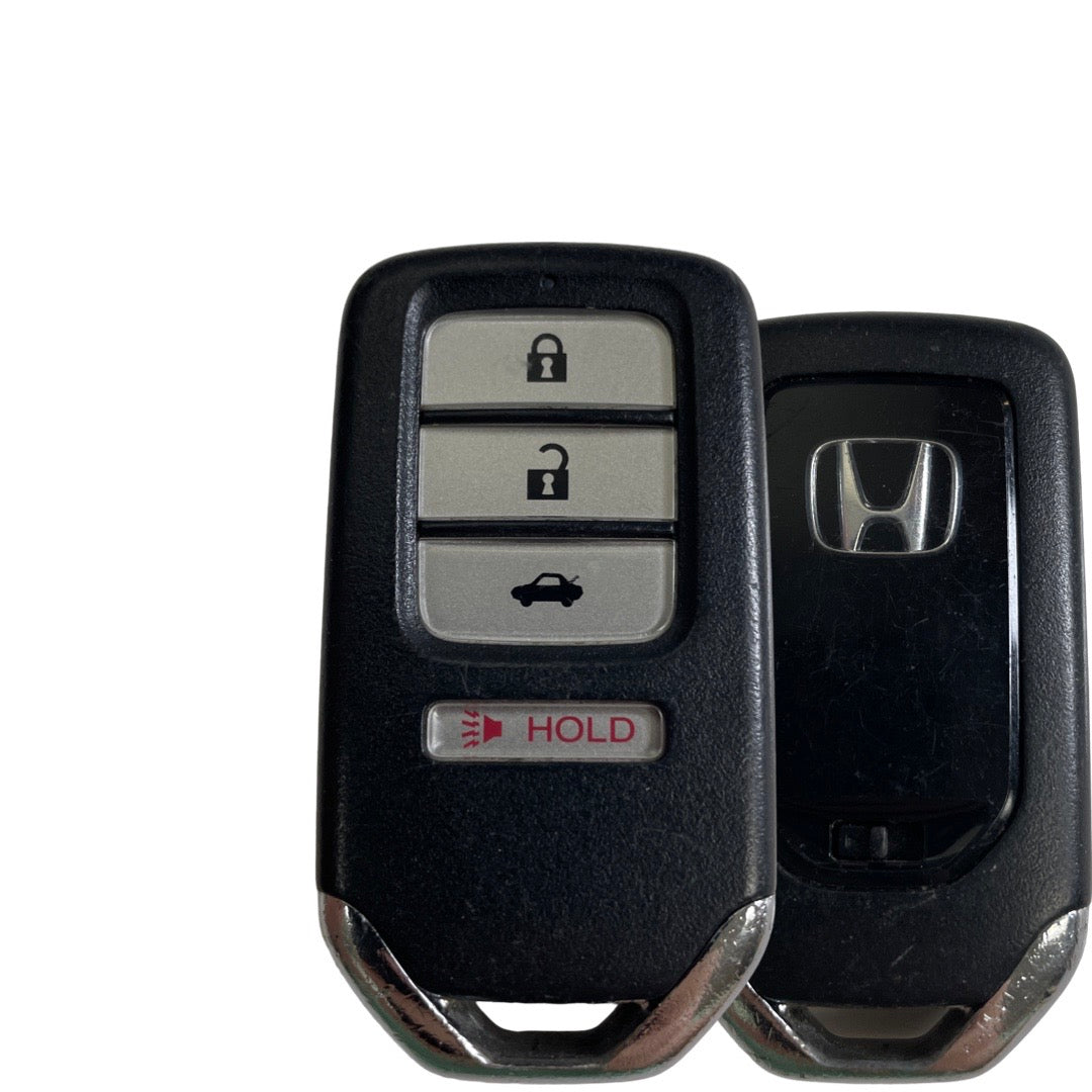 2013-2015 Honda Accord Civic / 4-Button Smart Key / PN: 72147-T2A-A11 / ACJ932HK1210A (OEM Refurb)