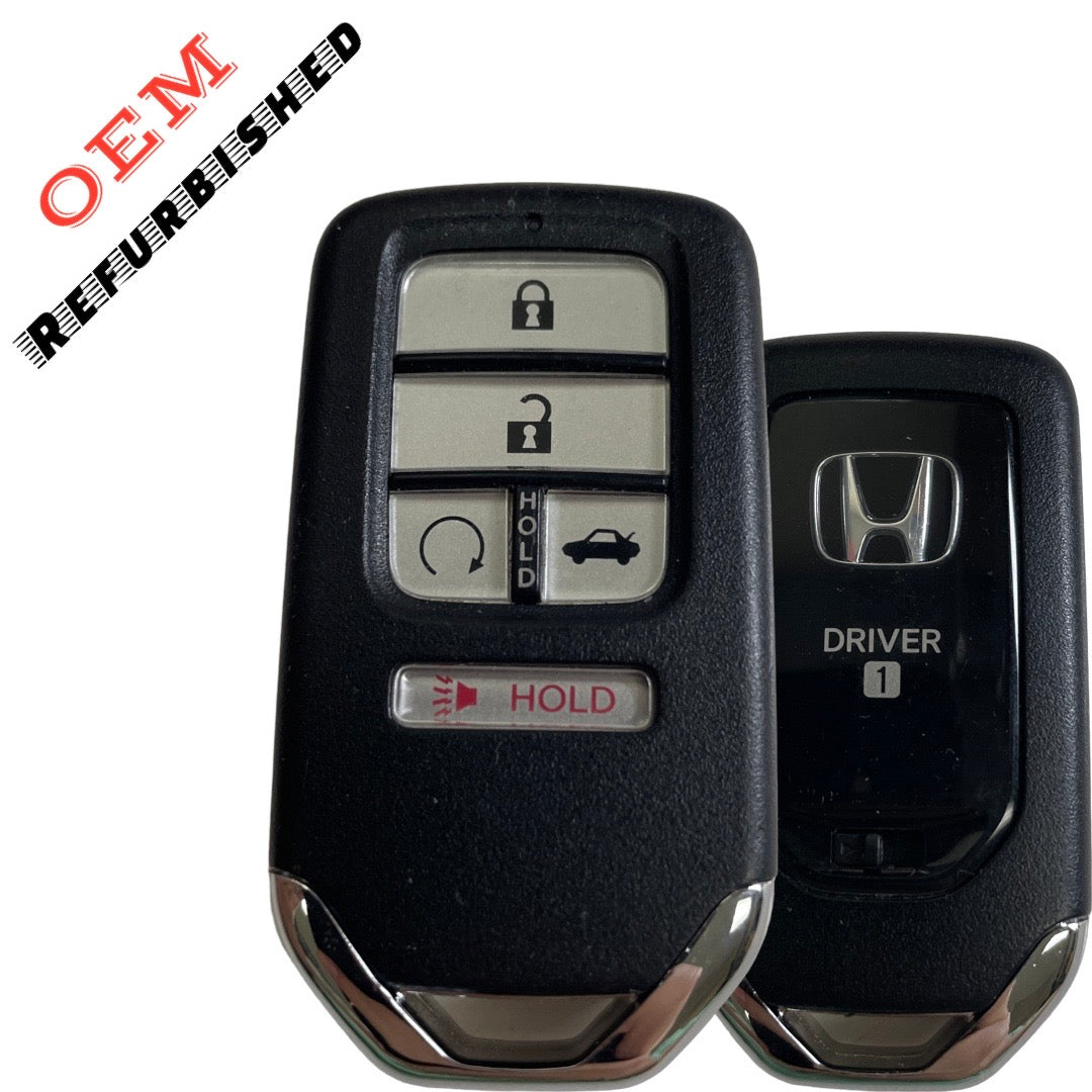 2018-2022 Honda Accord / 5-Button Smart Key / PN: 72147-TVA-A21 / CWTWB1G0090 (Driver 1) (OEM REFURBISHED)