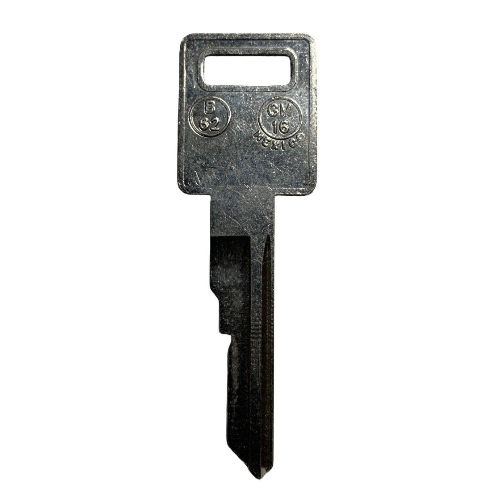 P1098AV - B62 GM Single Sided 6 Cut Key Blank