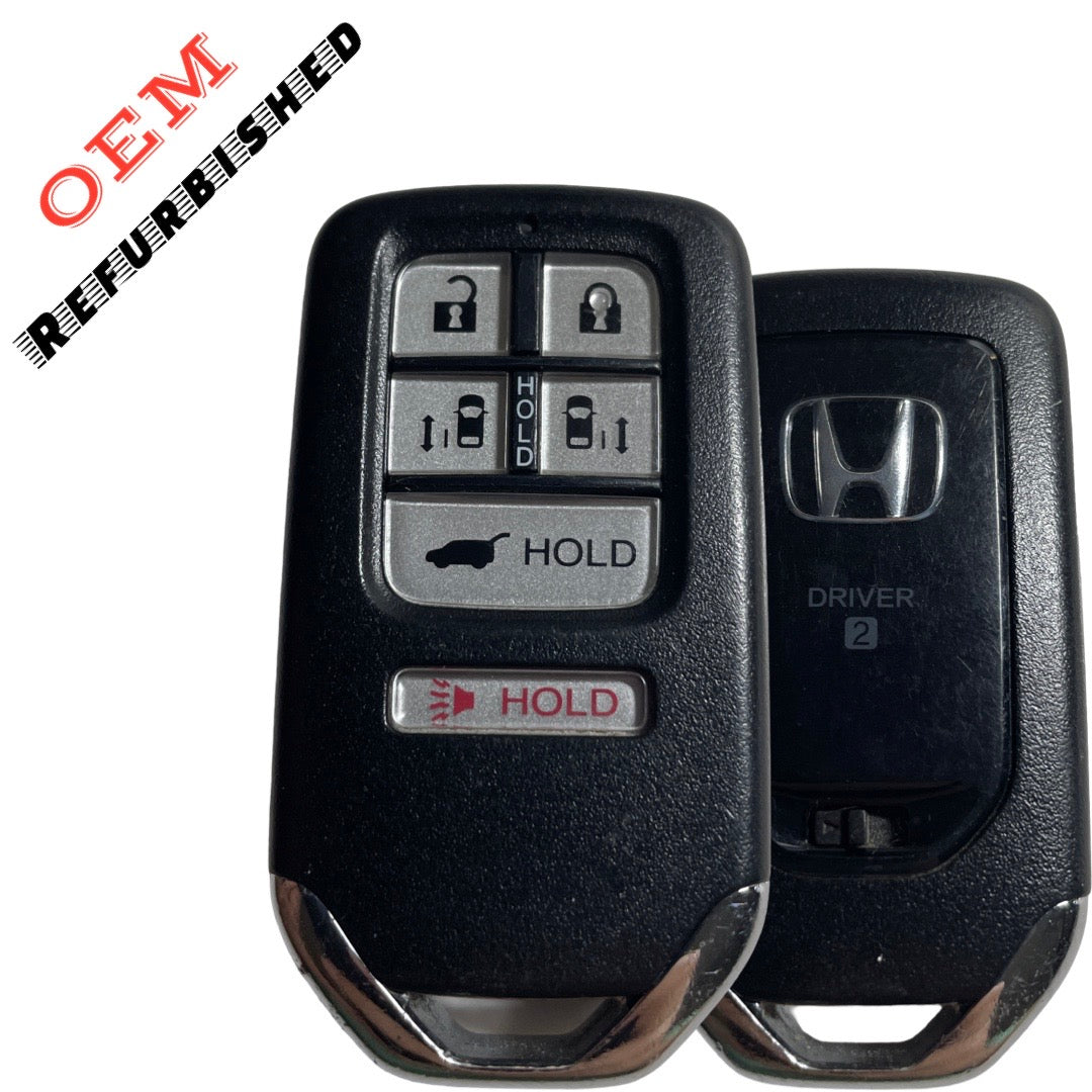 2014-2017 HONDA ODYSSEY / 6-BUTTON SMART KEY / PN: 72147-TK8-A51 / KR5V1X (DRIVER 2) (OEM REFURB)
