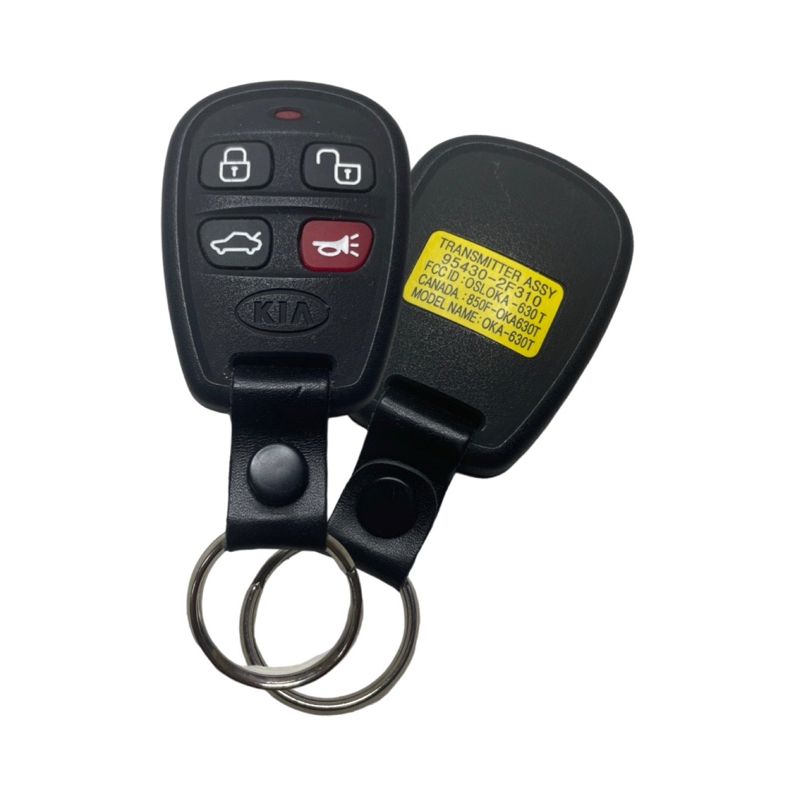 2004 - 2006 Kia Spectra / 4-Button Keyless Entry Remote / PN: 95430-2F310 / OSLOKA-630T (OEM Refurb)