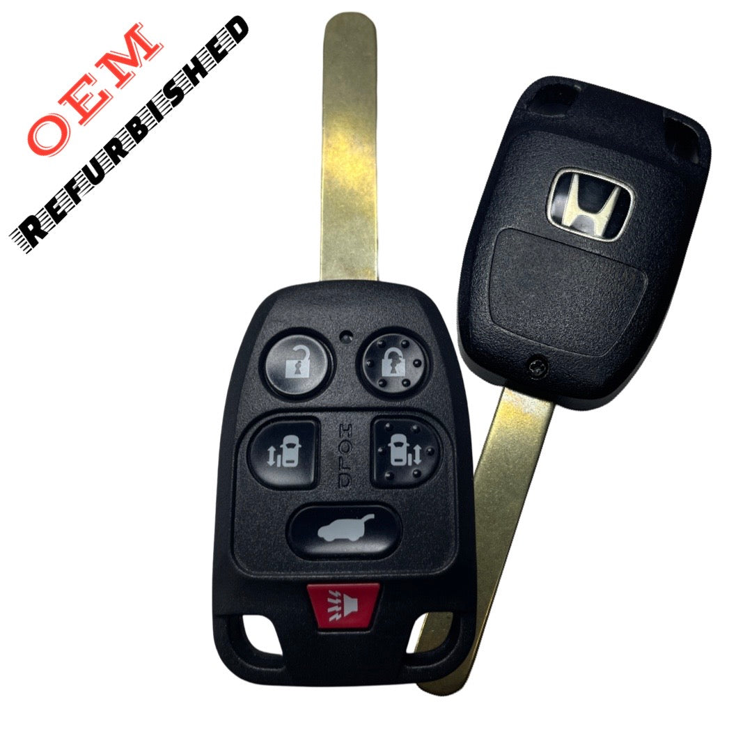 2011-2013 Honda Odyssey / 6-Button Remote Head Key / PN: 35118-TK8-A20 / N5F-A04TAA (OEM Refurb)