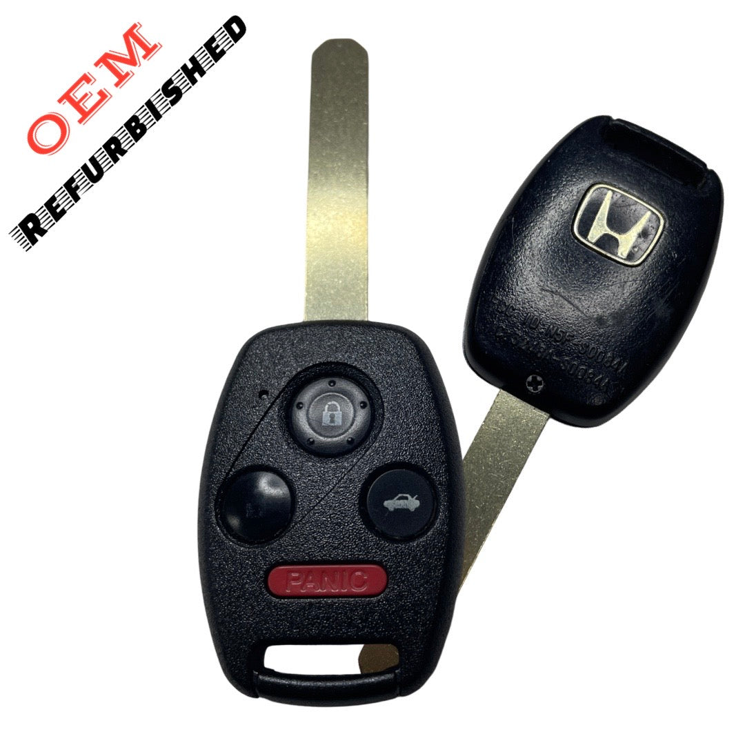 2006-2017 Honda Civic / 4-Button Remote Head Key / PN: 35111-SVA-306 / N5F-S0084A (OEM Refurb)