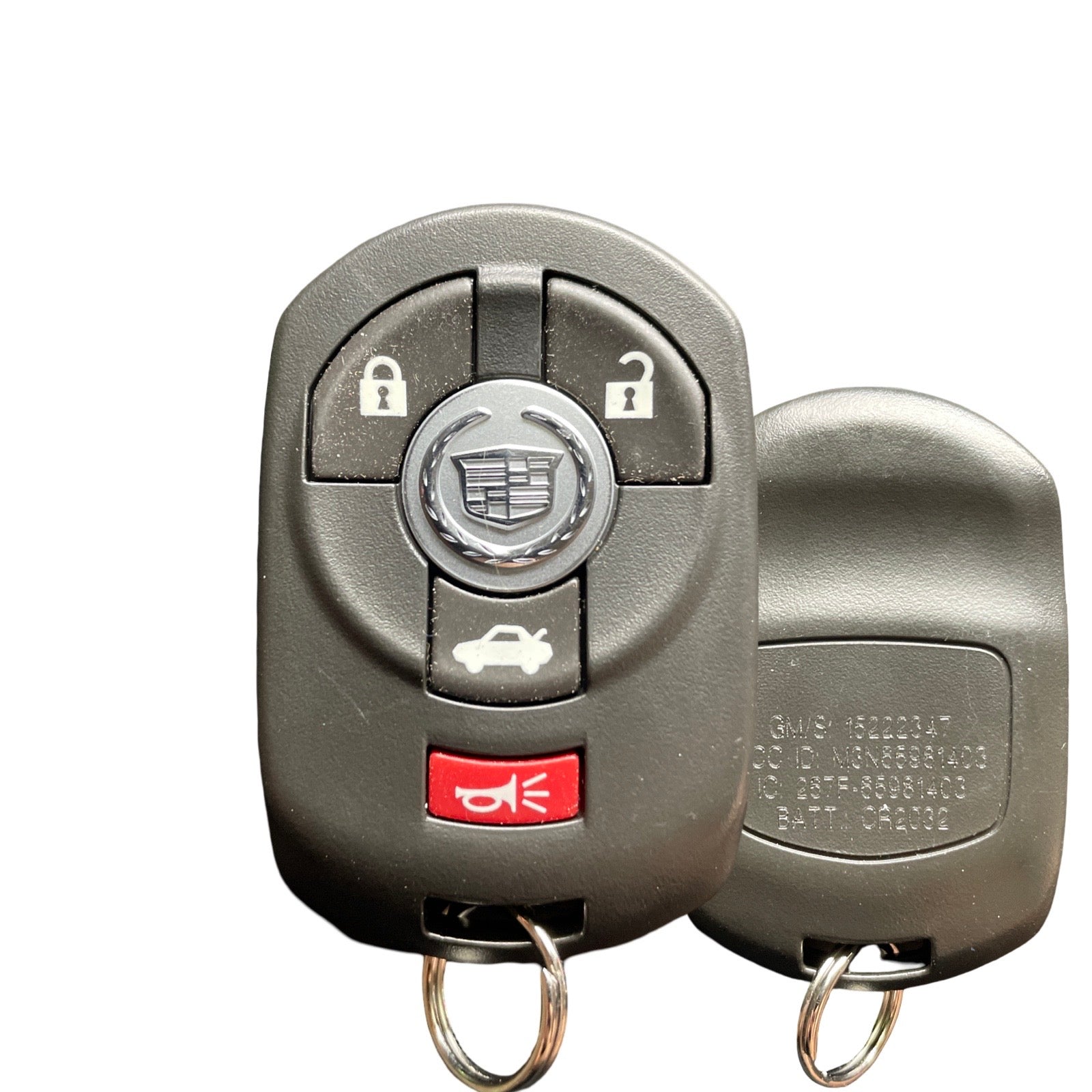 2005-2007 Cadillac STS / 4-Button Keyless Entry Remote / PN: 15222347 / M3N65981403 (OEM REFURBISHED)