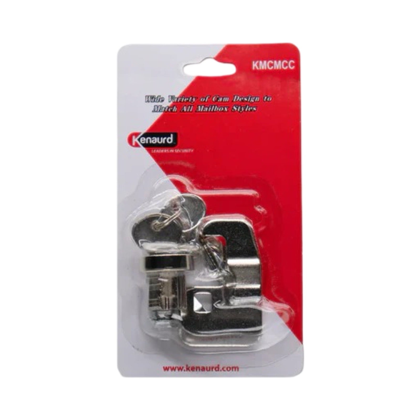 USPS Mailbox Lock - Counter-Clockwise - HL1 Keyway - Keyed Different - US14 Bright Nickel