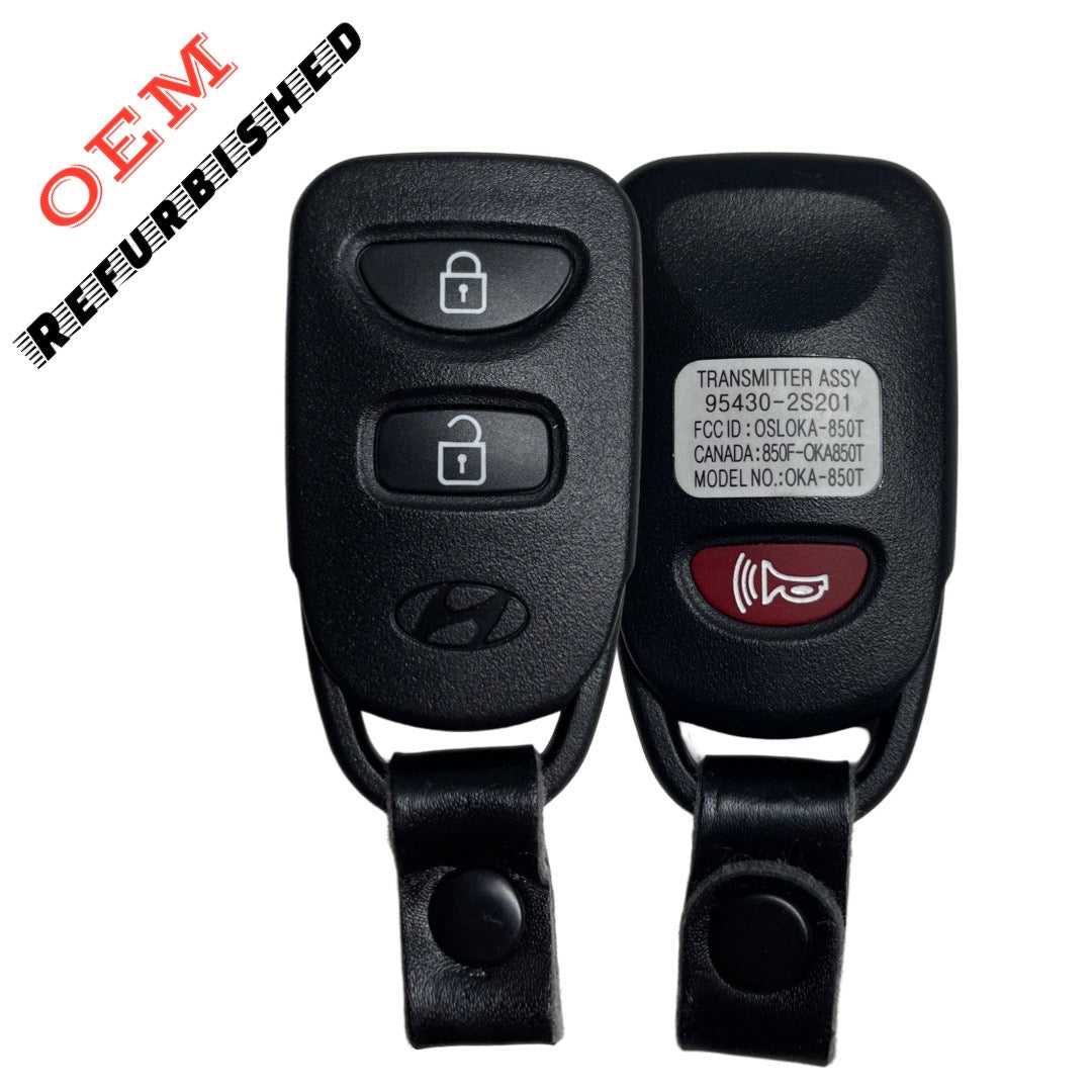 2010-2015 Hyundai Tucson / 3-Button Keyless Entry Remote / PN: 95430-2S201 / OSLOKA-850T (OEM Refurb)