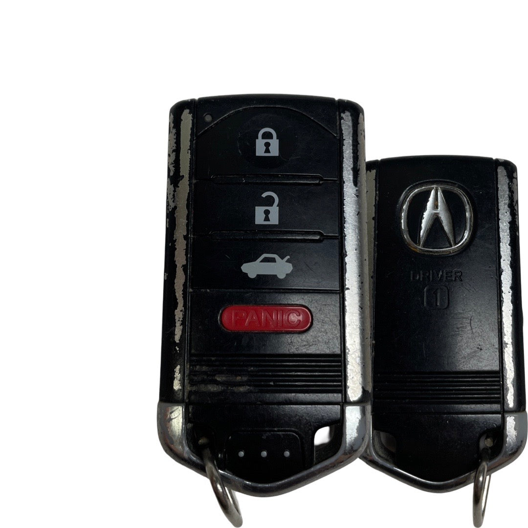 2009-2014 Acura TL / 4-Button Smart Key / PN: 72147-TK4-A81 / M3N5WY8145 (DRIVER 1) (OEM Refurb)