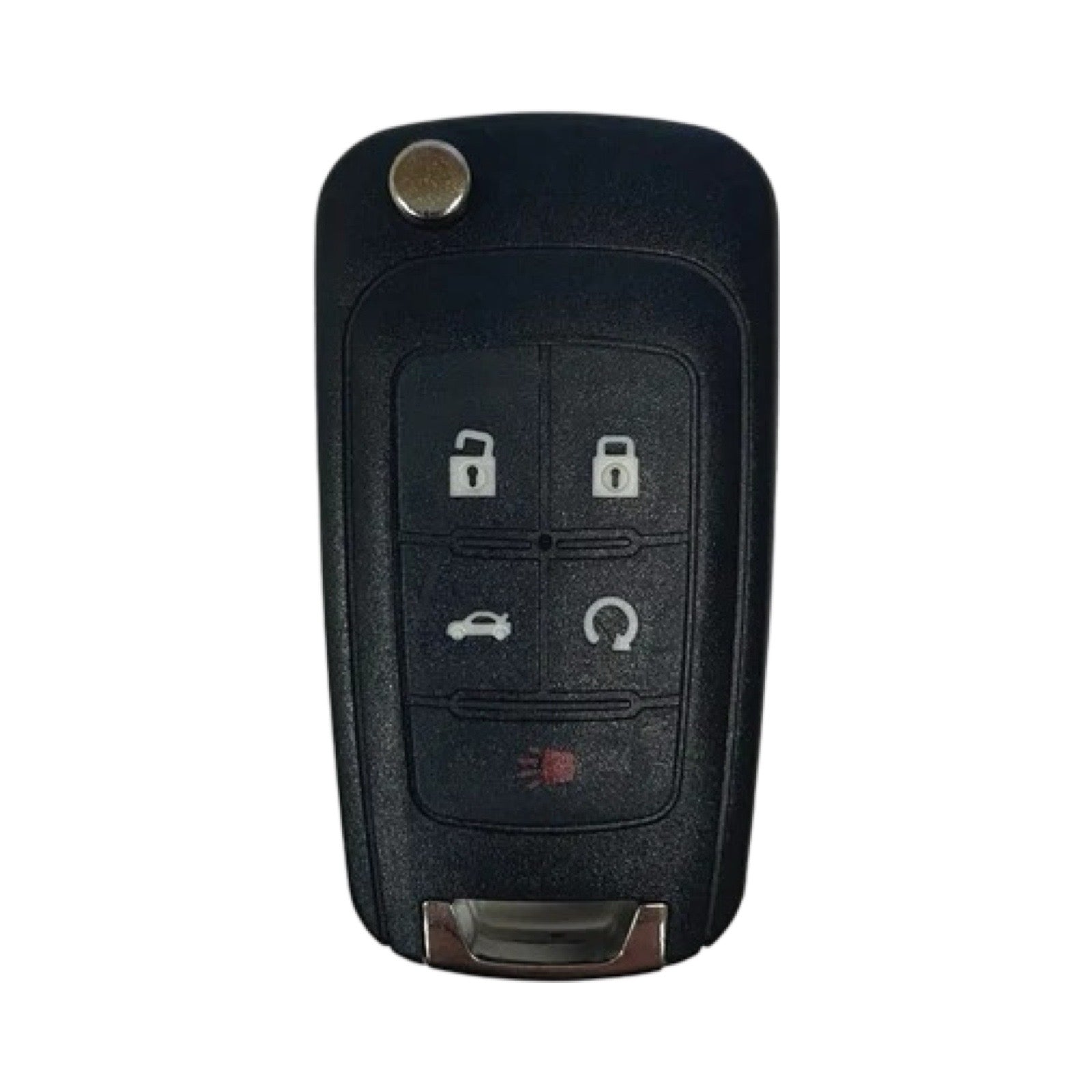 2010-2019 GM / 5-Button Flip Key / PN: 13500319 / OHT01060512 / HU100 / PEPS (AFTERMARKET)