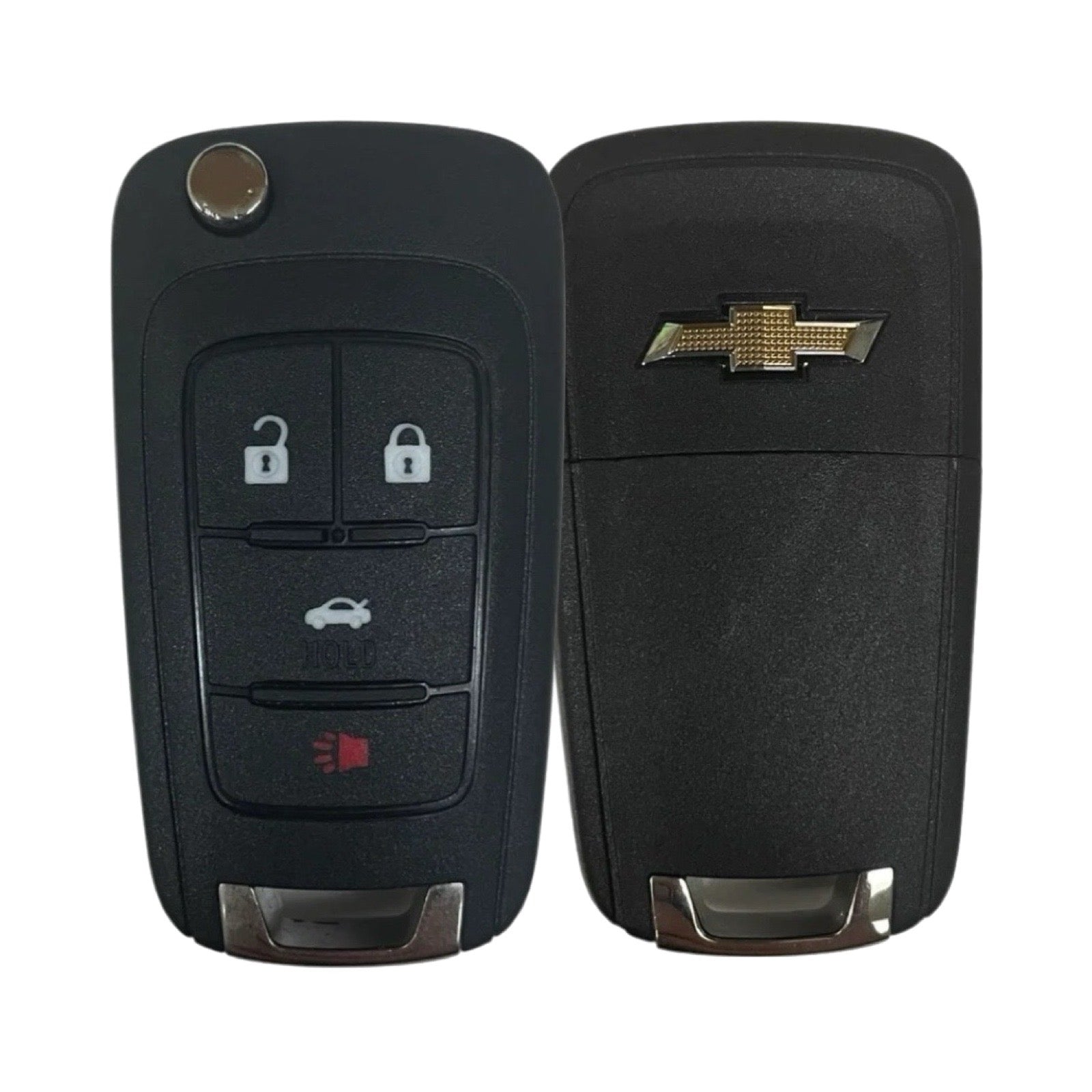 2010-2019 Chevrolet / 4-Button Flip Key HS / non PEPS / PN: 13504200 / OHT01060512 / OHT05918179 (OEM Refurb)