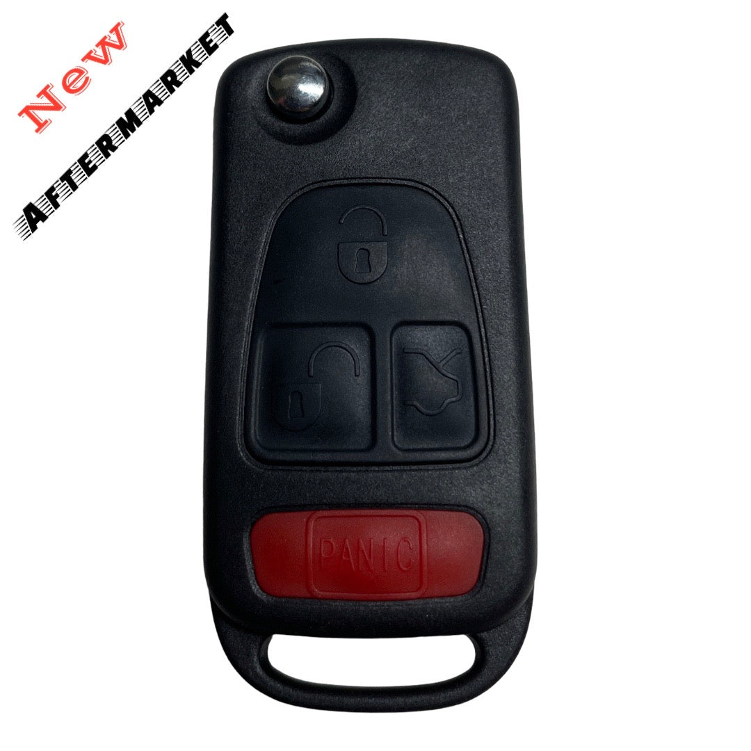 1997–2005 Mercedes ML W163 M-Class / 4-Button Flip Key / HU64 / PCF7935 44 Chip For KR55 Key Maker (AFTERMARKET)