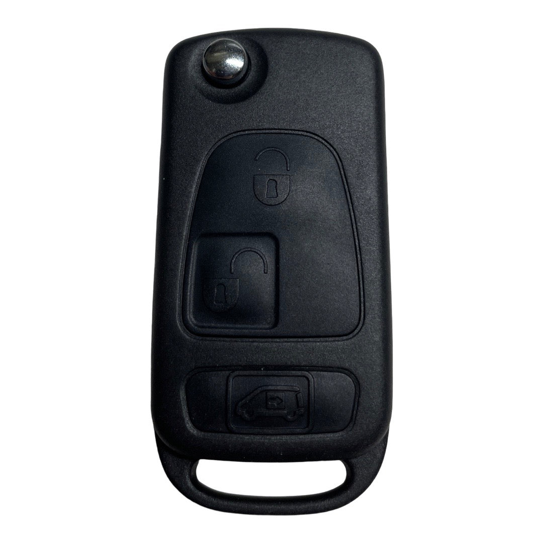 2007-2018 Mercedes / Dodge Sprinter / 3-Button Flip Key / HU64 / Super Chip For KR55 Key Maker (AFTERMARKET)