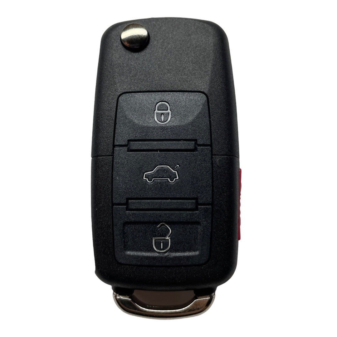 2002-2006 Volkswagen / 4-Button Flip-Key / 1J0959753AM (AFTERMARKET)