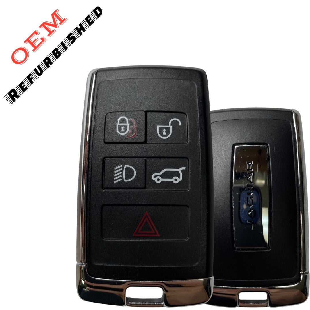 2017-2020 Jaguar E-Pace / 5-Button Smart Key / PN: J9C3-15K601-CH / K0BJTF18A / 315 Mhz (OEM Refurb)