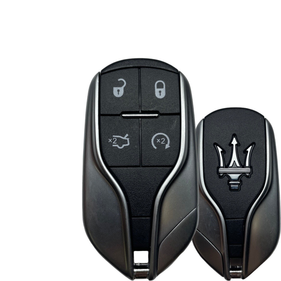 2014-2023 Maserati Ghibli / Quattroporte / 4-Button Smart Key W/ Remote Start / PN: 5923336 / M3N-7393490 (OEM Refurbished)