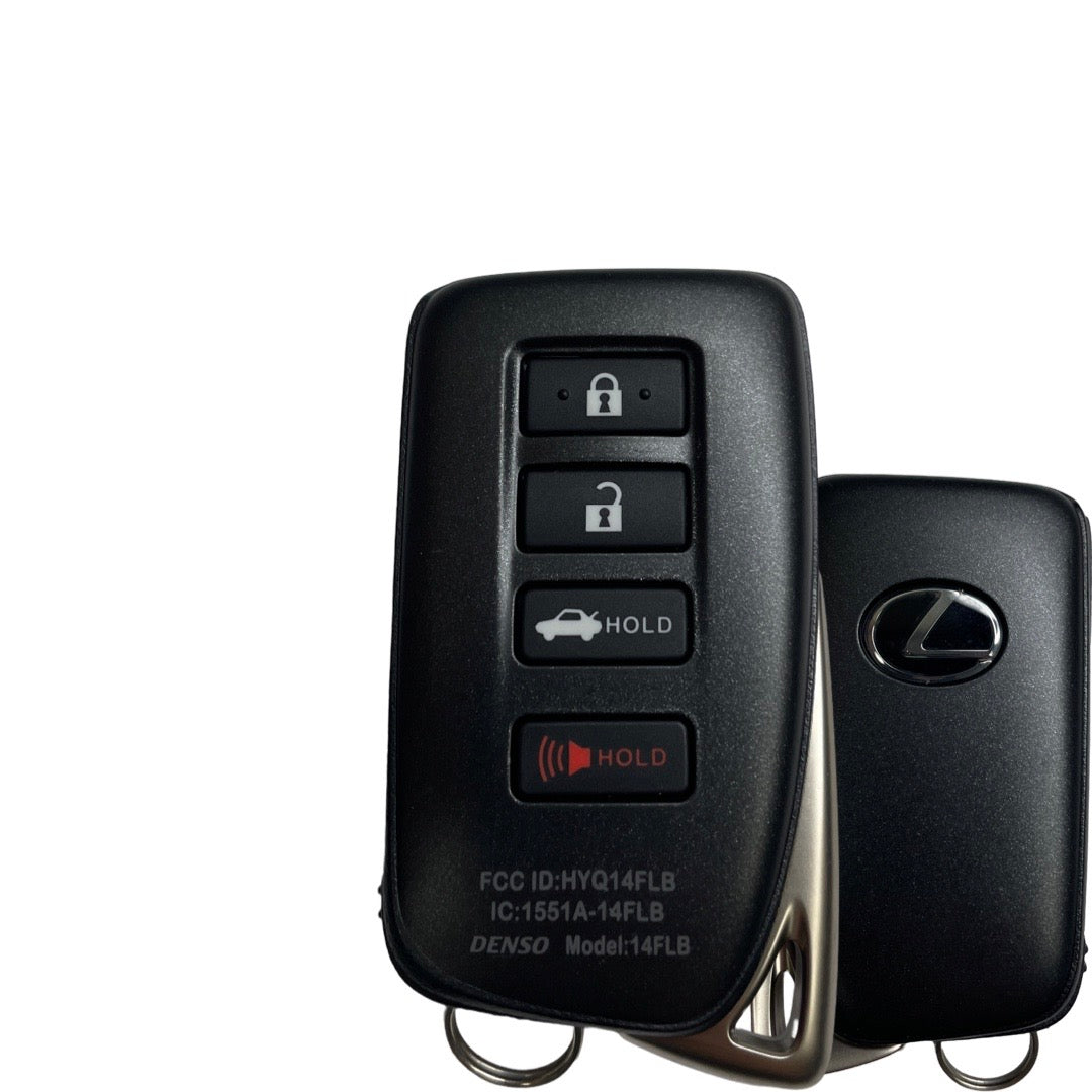 2021-2023 Lexus IS300 / IS350 / RC300 / RC350 / RCF / 4-Button Smart Key / PN: 89904-53E70 / HYQ14FLB (OEM Refurb)